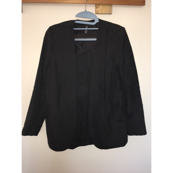 Black Blazer H&M, no collar/lapel - Picture 1 of 3